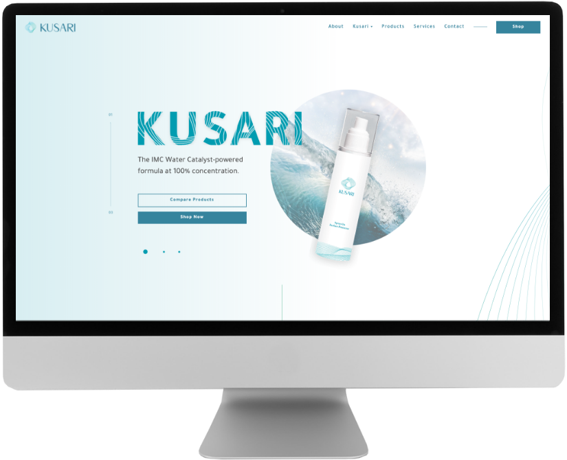 Kusari Website - Desktop